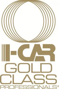 collision repair shop with icar gold class certification Logo is On line Collision in Langley